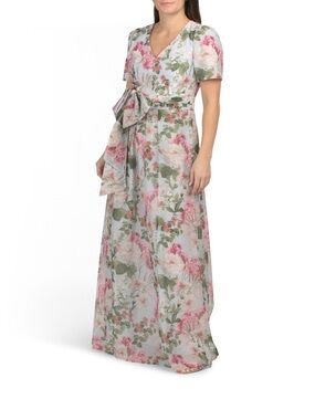 Sachin + Babi Bronwyn Gown in pink floral